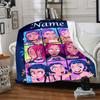 Customizable KPop Demon Hunters36 Throw Blanket – Personalized Name, All-Season Cozy Snug Blanket, Machine Washable, Personalized Blanket