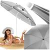 Beach Umbrella with UV Filter - Gray