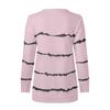 Women's Casual  Contrast Color Long Sleeve Top Pullover Sweatshir