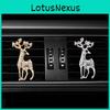 Car Air Vent Perfume Clip With Diamond-encrusted Deer Design Customizable Car Decoration