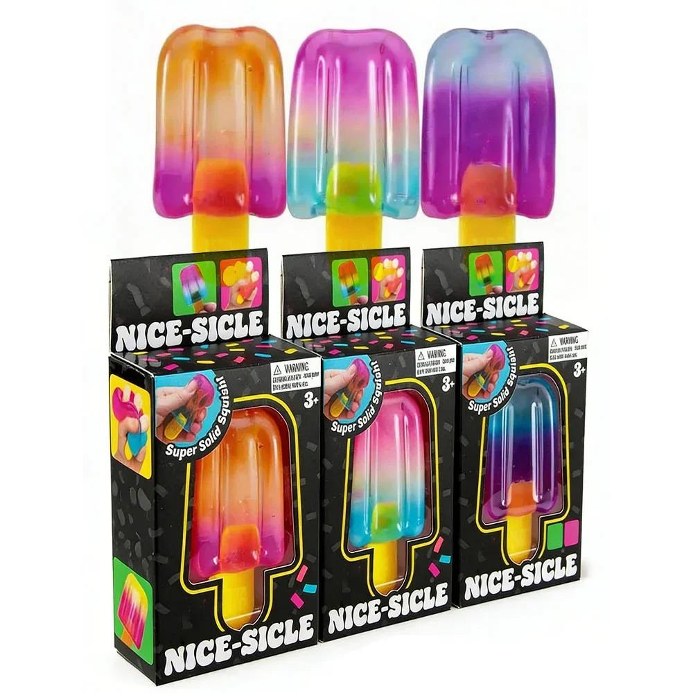 Schylling Needoh Popsicle Blind Box Cube Sensory Stress Relief Squishy Cube Anti-Anxiety Squeeze Object For Birthday Gifttoy