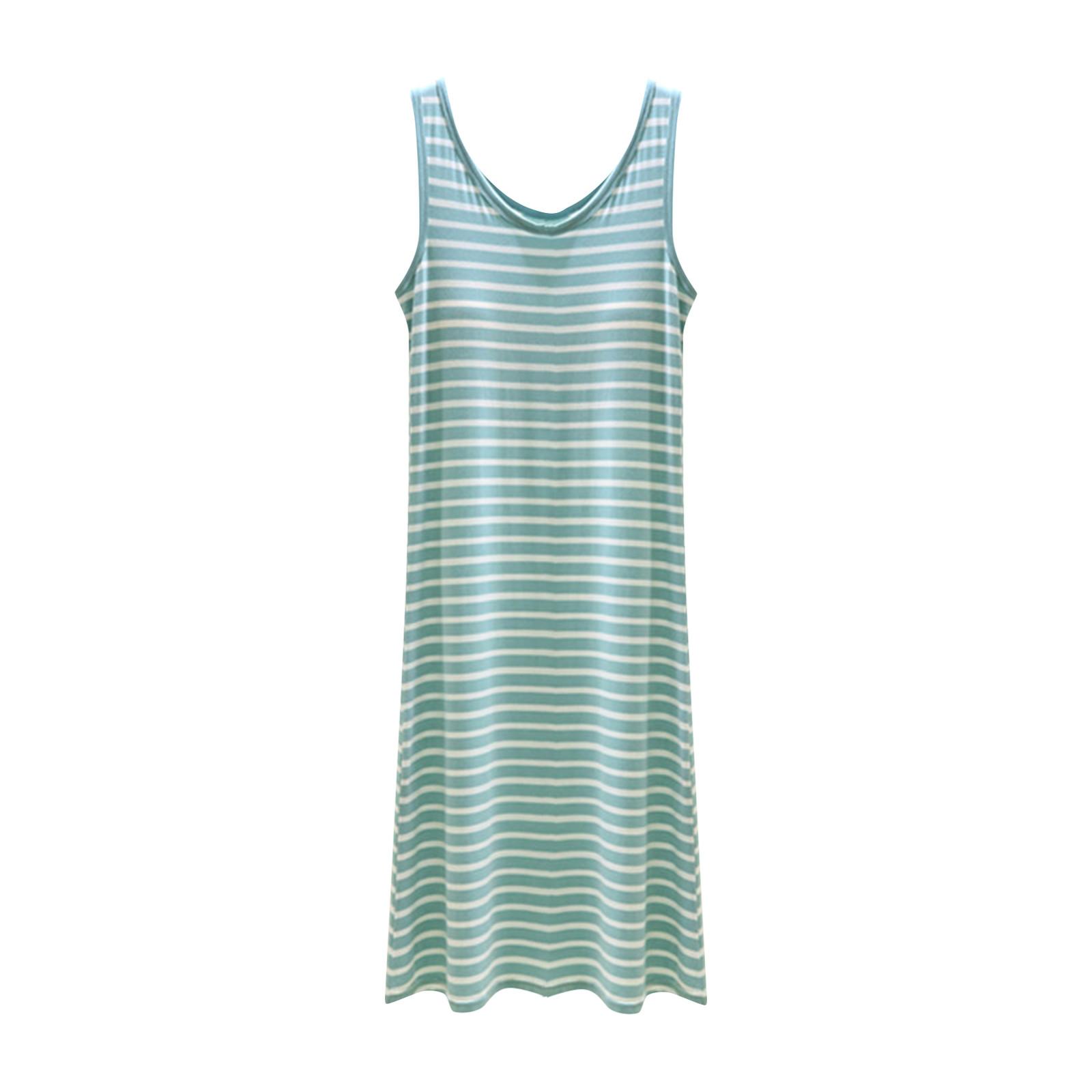 

Women s Summer Dress Loose Beach Vacation Casual Deep V Neck Vest Dress Elegant Shirt Dress M