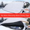 Magnetic Windshield Snow Cover Thick Durable Paint Safe with Strong Magnets for Easy Attachment Protection from Snow Ice Frost