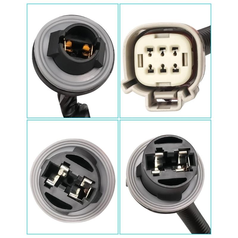 3 Light Plug Wiring Harness Cable Passenger Side Tail Light Connector For 1500 2500HD 3500HD Trucks 2016 2019 23295977