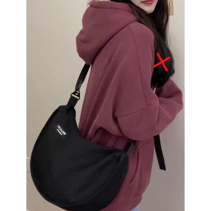 

Простые нейлоновые сумки через плечо большой вместимости, женские сумки в спортивном стиле, высококачественные женские сумки через плечо из искусственной кожи