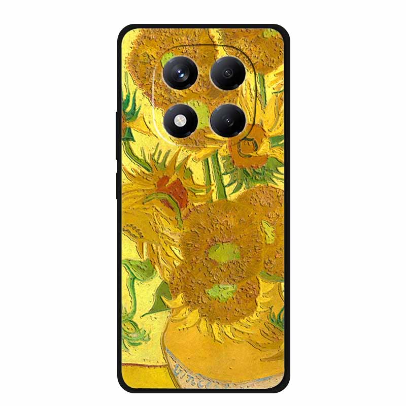 3D Flowers Emboss Fundas For Redmi Note 15 5G (China) Case Soft Silicone Phone Cases For Note 15 5G For China Covers Shell Coque