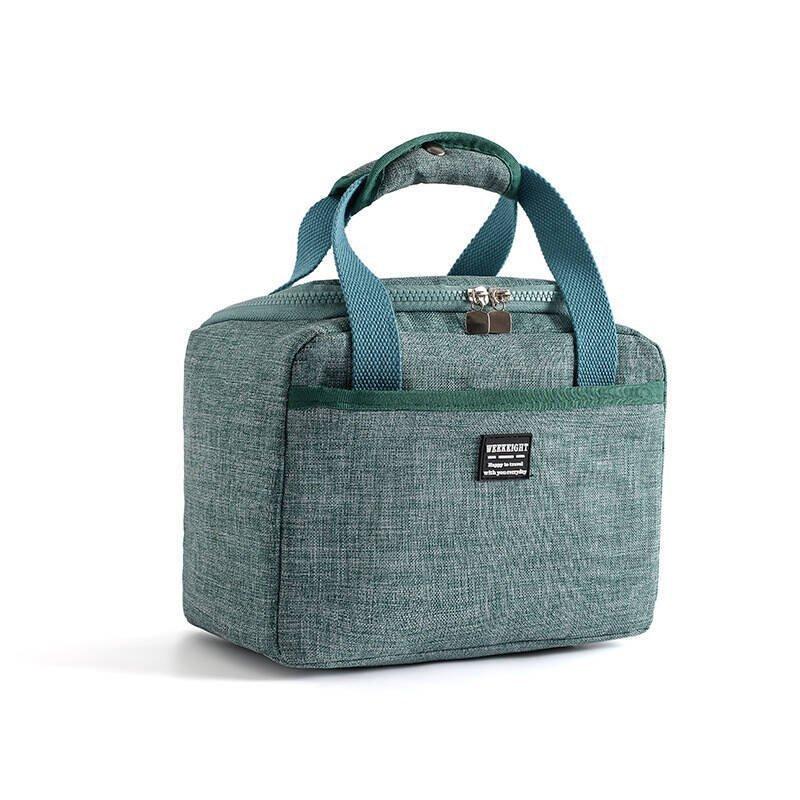 Lunch Bag Ice Bag Insulated Lunch Bag Large Capacity Multifunctional Handheld Zipper Bag Aluminum Foil Thickened Lunch Bag