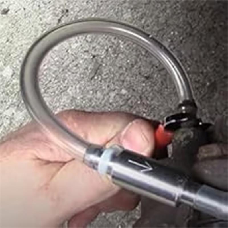 Hydraulischer Bremsenentlüftungsschlauch Werkzeug Verriegelbar Kfz-Bremsflüssigkeitsentlüfter Entlüftungsschlauch Mit Rückschlagventil