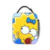 Simpsonsed Cartoon  Thermal Insulated Lunch Bag for Travel  Portable Bento Box Cooler Thermal Food Box
