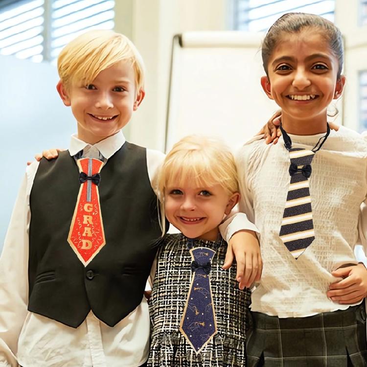 Modische Sternen-Gestrickte Krawatte für Kinder für Abschlussfeiern Partys