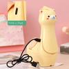 Foldable Alpaca Pen Holder Lamp USB Rechargeable Cute Night Light Mini Desk Light for Kids Students Reading Creative Lighting