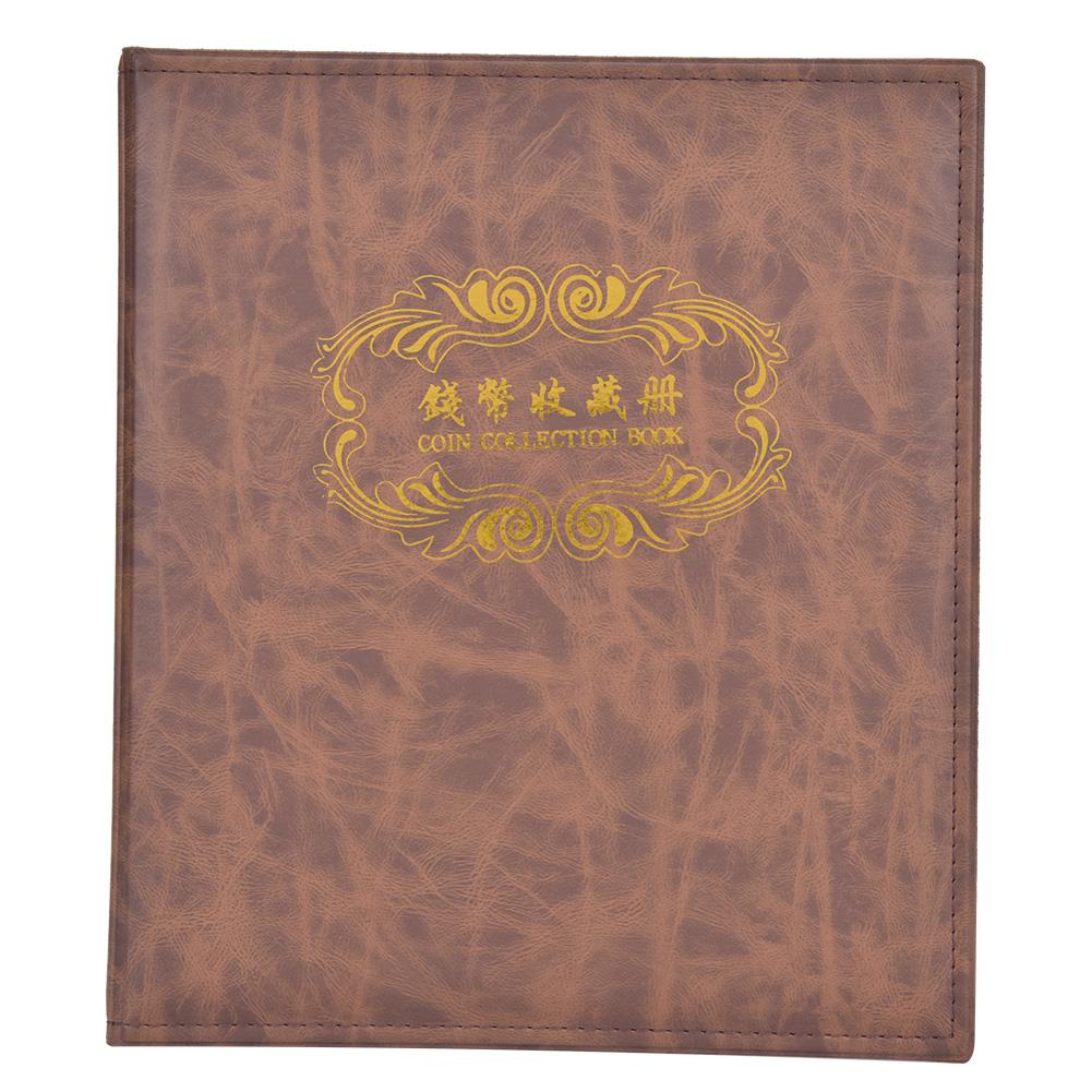 3-otvorový Album Papír na peníze Bankovky Sběratelská kniha PU Kožený kryt Sběratelský držák