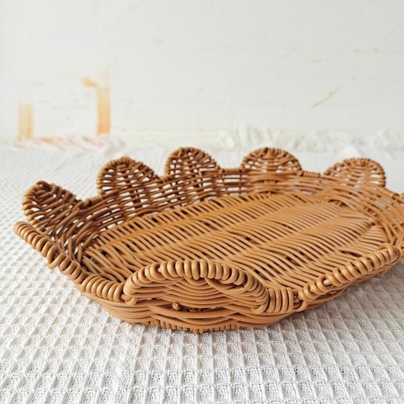 Multifuntional Bread Baskets Stackable Storage Baskets Display Basket Food Storage Basket Fruit Display Bowl for Food