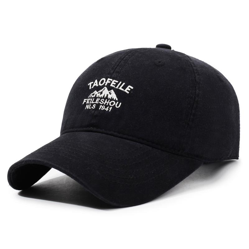 Baseball Cap Women Retro Outdoor Sports Cap Spring Autumn Men's Letter Embroidery Cap
