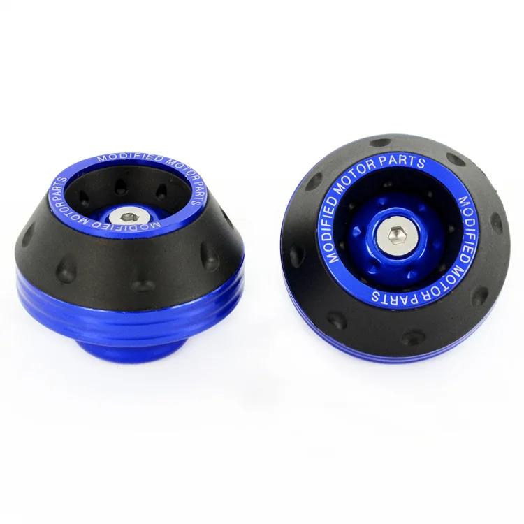 Universal Motorcycle Wheel Protection Crash Pad Cups Alloy Motorbike Crash Protectors Motocross Falling Front Fork Slider Cups