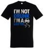 I'm Not Drunk I'm A Drifter Men's T-Shirt Boose Hangover Barfly Party
