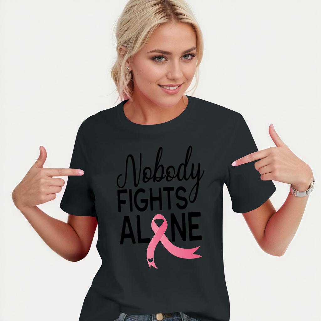 Women's Casual Halloween Breast Print T-Shirt Round Neck Pullover Short Sleeve Top