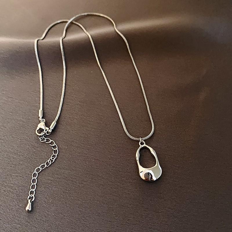 Korean fleece rope color artificial tiger's eye stone bag necklace niche design sweater chain retro necklace
