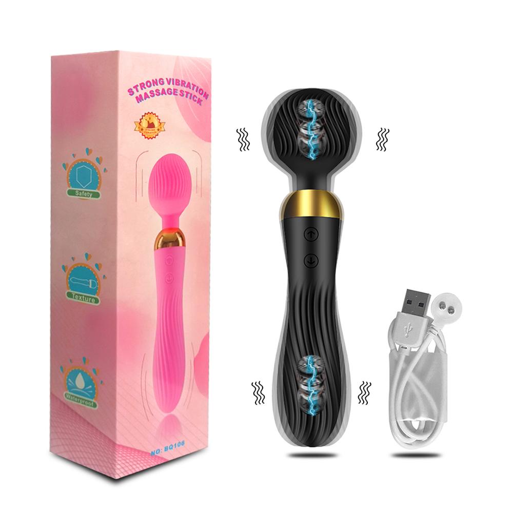 Powerful AV Vibrator Sex Toys Magic Wand for Women G Spot Clitoris Stimulator Dildo 18 Speeds Dual Motors Toys for Muscle Adults