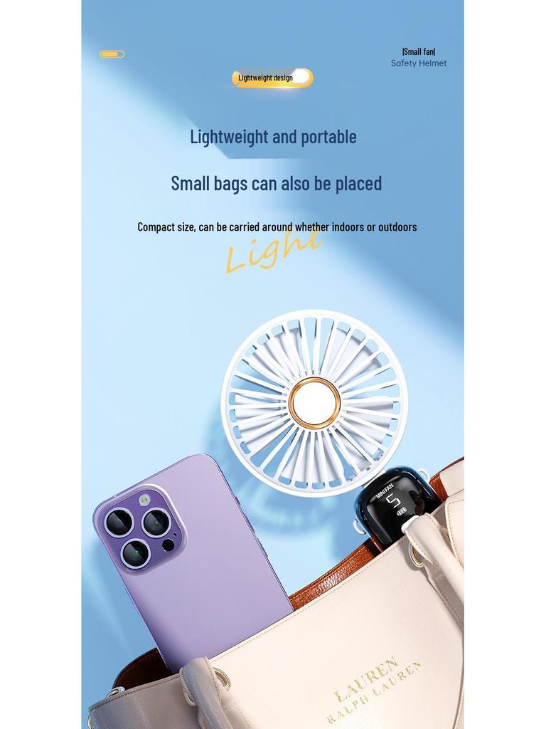 Rechargeable Mini USB Bedside Fan