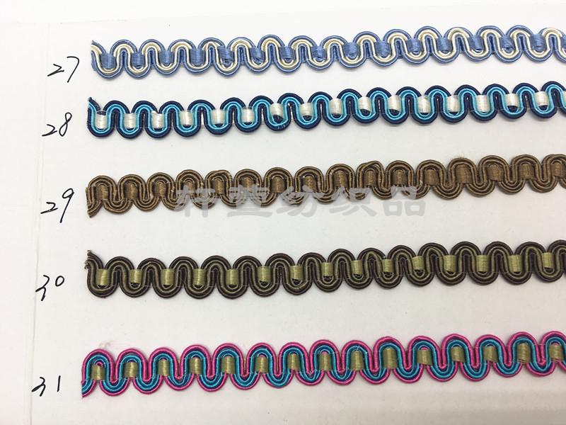 15m Passamaneria in Pizzo per Tende per Tessuti per la Casa - Piccola Decorazione per Bordi di Tende, Divani, Cuscini e Patchwork