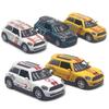 1:32 Alloy Mini Cooper Painted Rally Car Model Pull Back Door Opening Car Model Children'S Toy Gifts