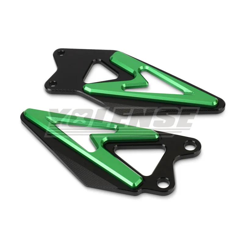 For ZX-6R ZX6R 2019 2020 2021 2022 2023 2024 2025 Motorcycle Footrest Heel Guard Cove Rearsets Foot Rest Peg Protector