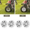 High Strengths Golf Cart Wheel Cover Outdoor Sports Golf Cart Protective Cover Universals Outdoor Vehicle Accessories