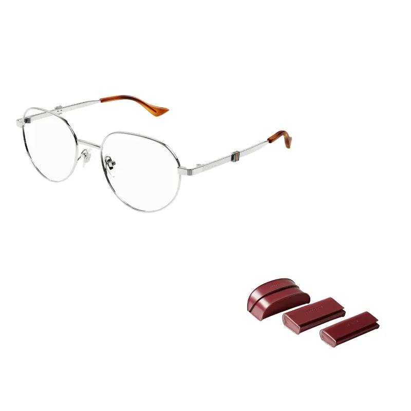 GUCCI Eyewear Round Frame Glasses (Unisex) Prescription Glasses GG1496O003