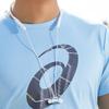Asics Logo Girocollo Traspirante Sport Manica Corta T-Shirt Uomo Top Blu 2031D850-402