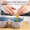 Double Egg Poacher Dual Cavity Microwave with Lid, Heat Resistant Plastic Steamer Hole Steamer, Compact Cooker Quick Breakfast Tool Safe Cookware