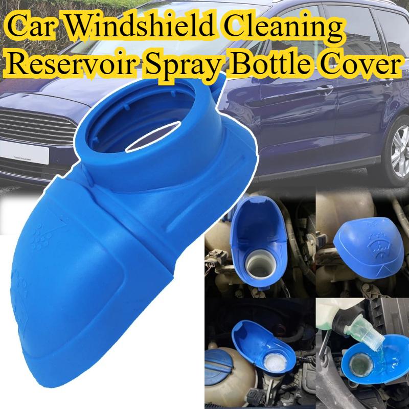 Car Universal Windshiled Wiper Washer Fluid Reservoir Tank Bottle Cover Screen Wash Funnel Replacement Filler Cap синий