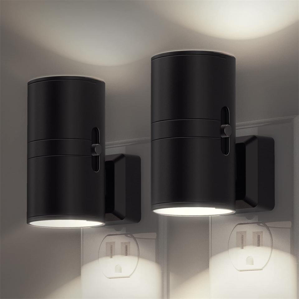 Nachtlicht Stecker in die Steckdose RGB/3 Farben Dimmbar Tragbare Steckdose LED-Nachtlicht EU-Stecker Nachttischlampe Zimmer Flur Heimdekoration