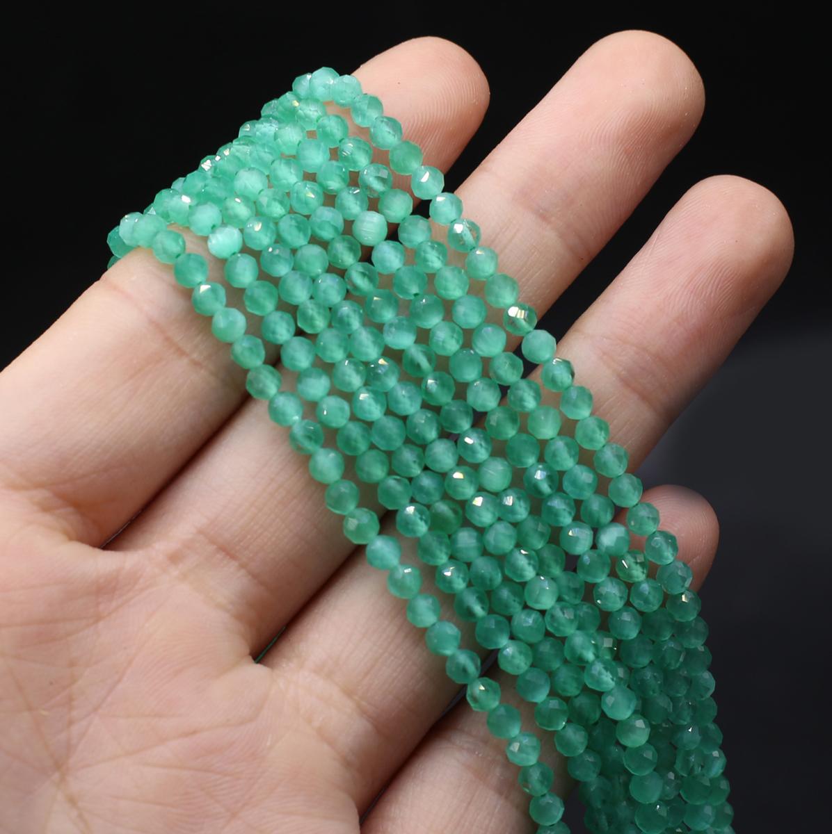 

Граненые бусины из натурального камня, опаловые изолированные бусины, подвески для изготовления ювелирных изделий, ожерелье, браслет, серьги, аксессуар 3mm