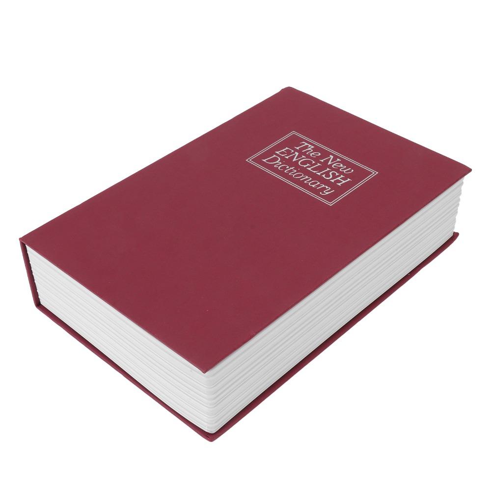 Decorative Diversion Book Safe Large Size Discreet Dictionary Style Safe Combination Lock High Simulation Metal Safe Box