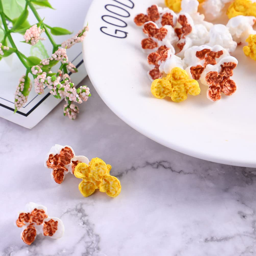 EXCEART Cone Sample, Life-Size, DIY Craft Decoration, Popcorn Decoration, Replica, Display, Interior, Craft Decoration, Exhibition, Model, 100 Pieces