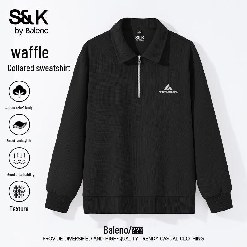 Baleno Men s S&K Series Waffle Knit Sweatshirt M