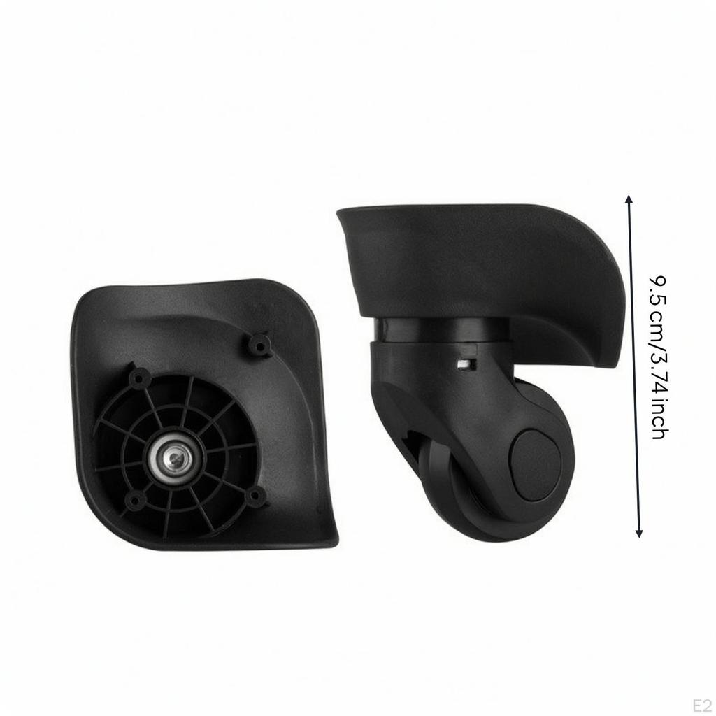 Easy to Install Suitcase Caster Assembly | SmoothRolling Swivel Design Nylon Construction, Luggage