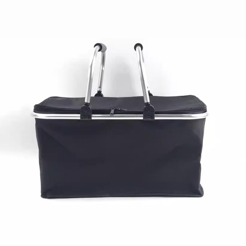 Foldable Outdoor Camping Cooler Bag - Insulated, Large Capacity, Multifunctional for Picnic or Takeout