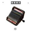 New Simple and Fashionable Woven Pattern Card Bag, Multi-functional Organ, Large Capacity, Multi-card Position Card Jacket Storage