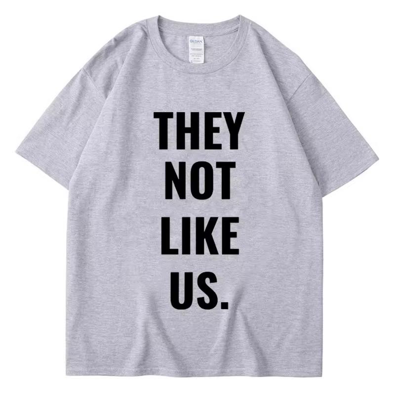 Streetwear Kendrick Lamar They Not Like Us T-Shirt New Song Album Tees RAP HIP HOP Oversize Fans Gift Unisex Fashion Casual Tops