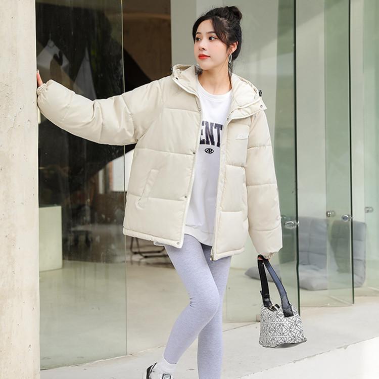 Jachetă de puf, haine de iarnă pentru femei, haină nouă, largi, îngroșată, cu glugă, paltoane din bumbac, parkas, jachetă puf scurtă, bubble
