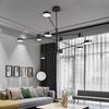 New Modern LED Chandelier Lights Bedroom Living Dining Room Gold Black Indoor Fixture Lighting Lamps Apply To AC90-260V