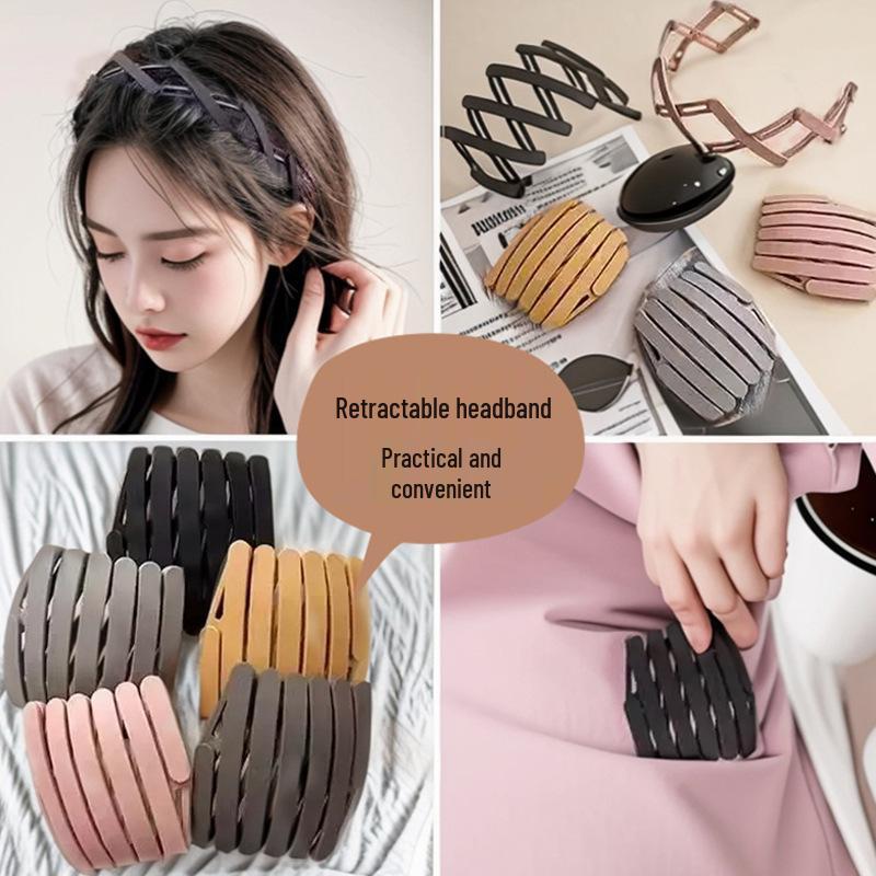 Portable Non-Slip Foldable Headband for Women - 2025 New Design for Travel and Everyday Use