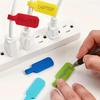 1-100pcs Reusable Waterproof Cable Labels Color-Coded Organizer Straps Data Charger Cords Management Home Office Travel