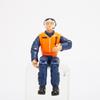 1/18 Scale Pilot Figure Model, 9CM Joint Movable Pilot Figure with Authentic Pilot Attire Gift for Adult Kids