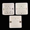 86 * 86 *50mm Home Plastic Flame Retardant Waring Back Box Wall Switch Concealed Bottom Thickened Wall Mount Switch Junction Box