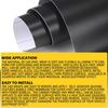 Autoparts Matte Vinyl Wrap Car Sticker Decal Film Bubble Free 150cm*30cm EOA