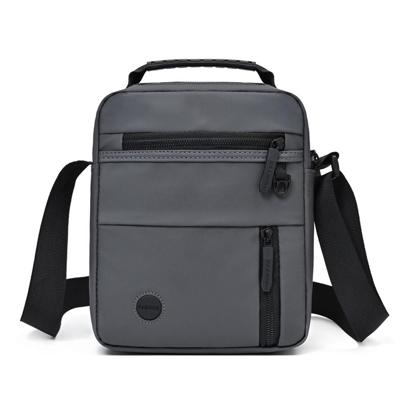 Men's Crossbody Bag - Multi-Compartment Business Shoulder Bag with Adjustable Strap, Compact Design for Travel & Everyday Use