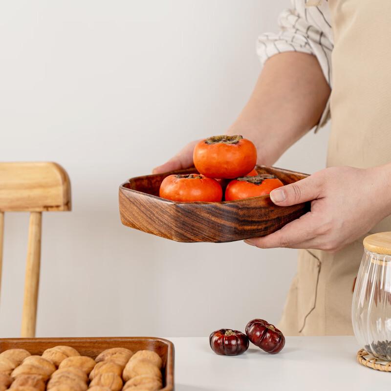 Fengzhi Walnut Wood Serving Bowls & Plates